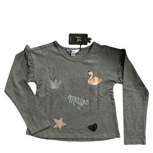 Petit Lem Kids NWT Long Sleeve Top Girls 6